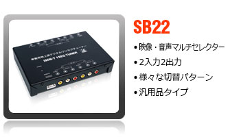 映像・音声マルチセレクター
